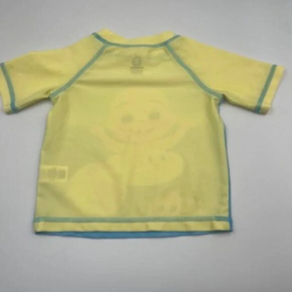 Coco Melon 2 Piece‎ Swim Suit And Rash Guard Boys Size 12 Months